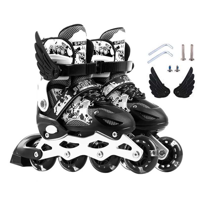 Giày trượt patin bánh phát sáng trẻ em và người lớn