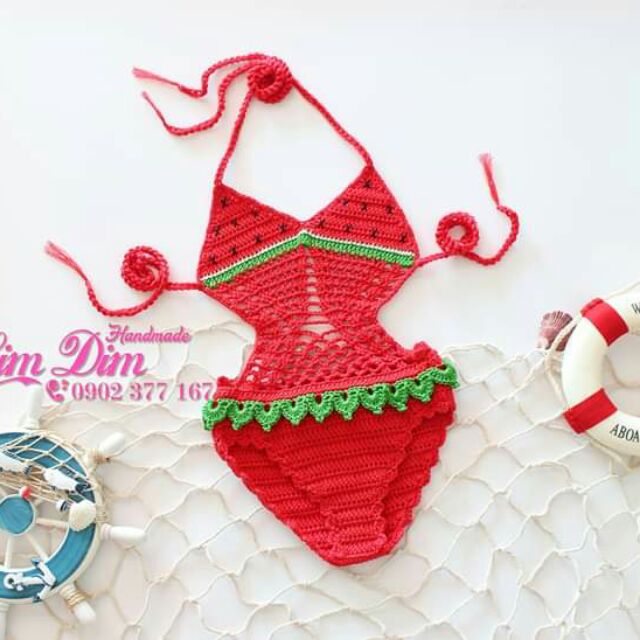 Bikini dưa hấu cho bé