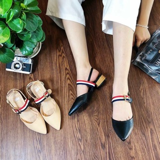 Sandal bít mũi hậu sau