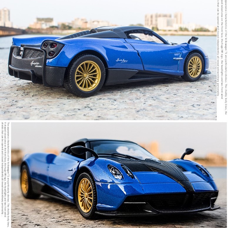 Mô hình siêu xe Pagani Huayra Zonda cửa ngang tỷ lệ 1:32