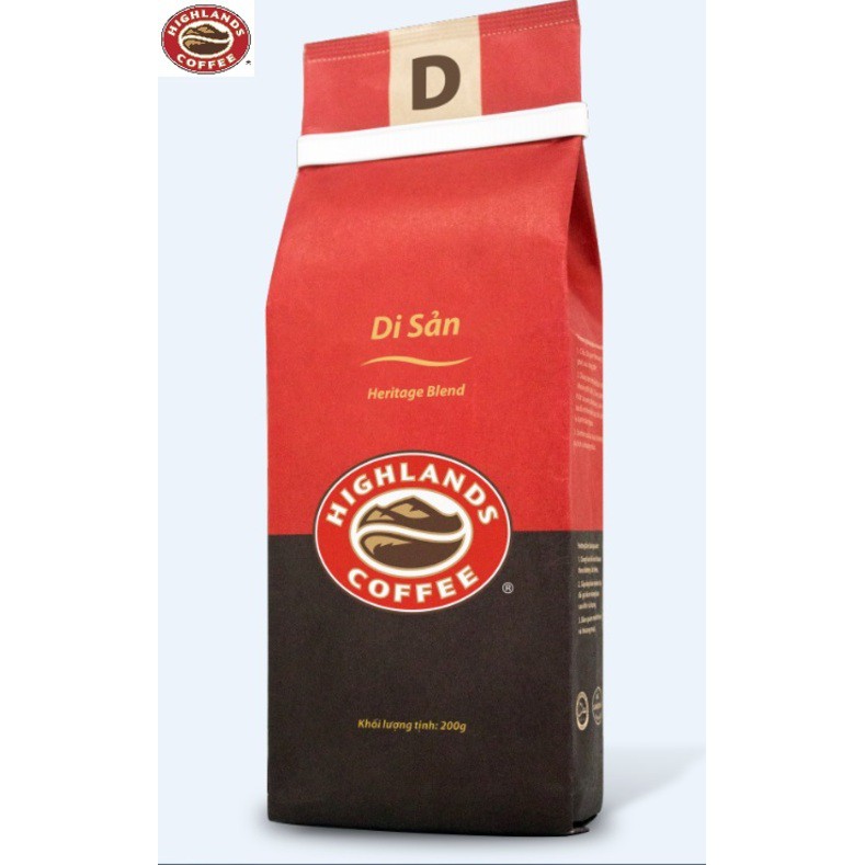 [SenXanh CAFE]  Mua 1 gói tặng 1 gói Cà phê Rang xay Di sản Highland Coffee 200g | BigBuy360 - bigbuy360.vn