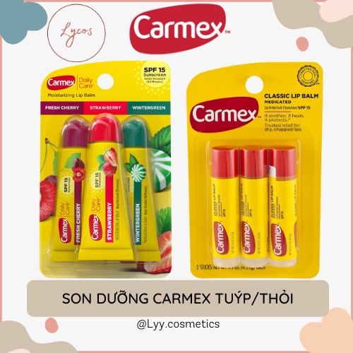 SON DƯỠNG CARMEX TUÝP TRÁI CÂY, ORIGINAL