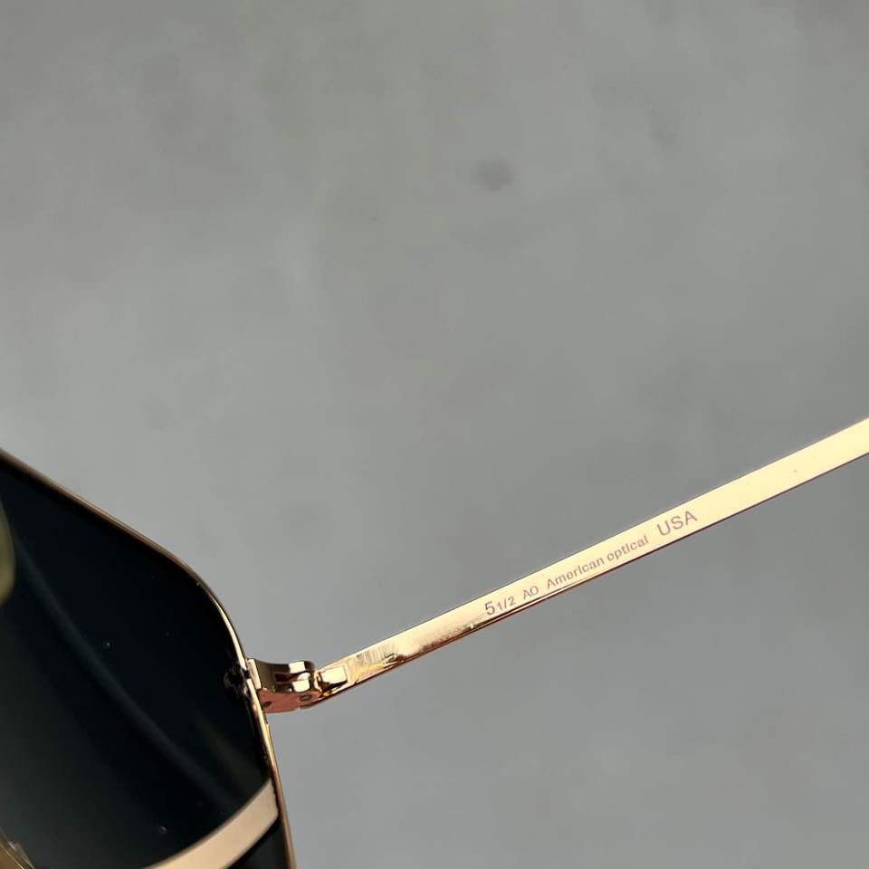 Kính Mát AO - KÍNH Cơn Mỹ - Made In Usa - Zin Nguyên Bản New 95% - Không Lỗi Xước Unisex Thời Trang