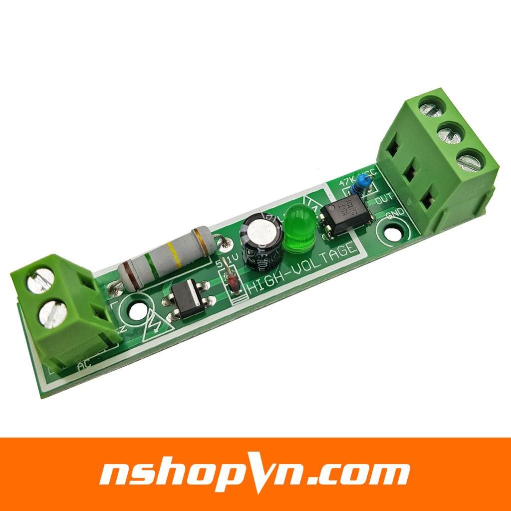 Module phát hiện điện áp 220V AC với Optocoupler cách ly 1 kênh / 3 kênh