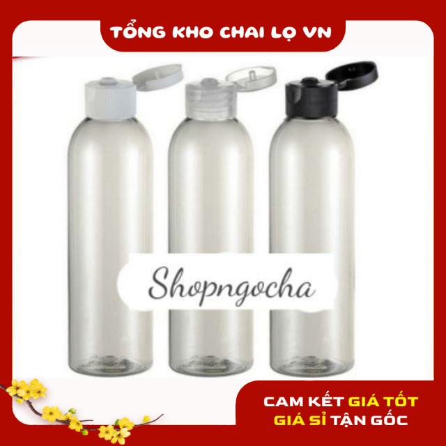 Hủ Đựng Kem ❤ Chai trong nắp bật 150ml/200ml/250ml/500ml chiết mỹ phẩm
