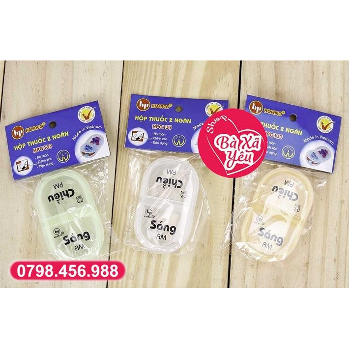 Combo 3 hộp chia thuốc mỗi ngày bỏ túi tiện lợi - BX1474
