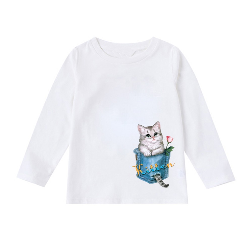 💕FAY💕 Press Cat Patches A-level DIY Printing Heat Transfer Stickers Dresses Cute Clothes T-shirt Washable Iron on Appliques