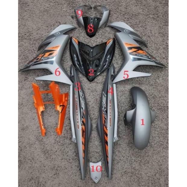 Dàn Áo Exciter 150 Bản RC 2020 Xám Cam Chính Hãng Yamaha