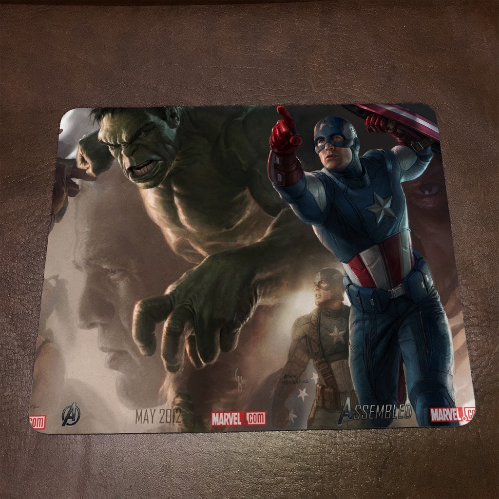 Lót chuột máy tính Marvel TONG HOP - Mẫu 1 Mousepad cao su êm ái, nhận in theo yêu cầu