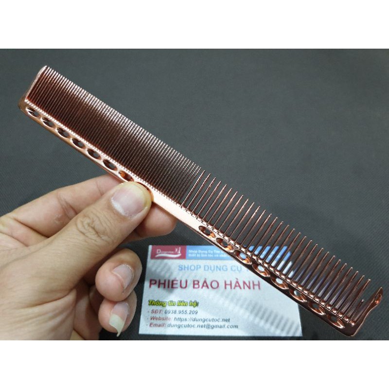 Lược Nhôm Cao Cấp Cắt Tóc Nam Loại Xịn, Lược Nhôm Cắt Tóc Chải Bám Tóc Mẫu Mới