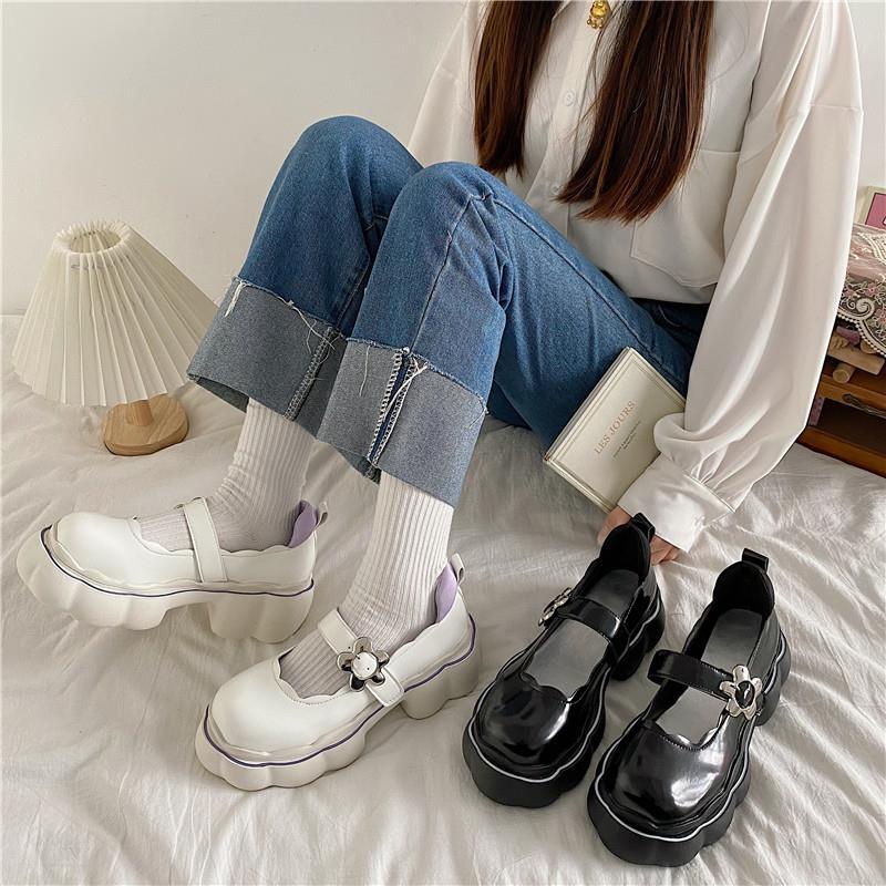 Giày Mary Jane Đế Dày Phong Cách Thời Trang Mùa Hè Mới Dành Cho Nữ
