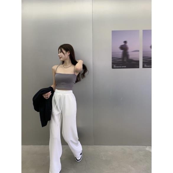 [Mã FAMARAL1 giảm 10K đơn 50K] Áo Bra Nữ 2 Dây Mảnh Dáng Lửng Có Đệm Ngực Trend Mới 2066 | BigBuy360 - bigbuy360.vn