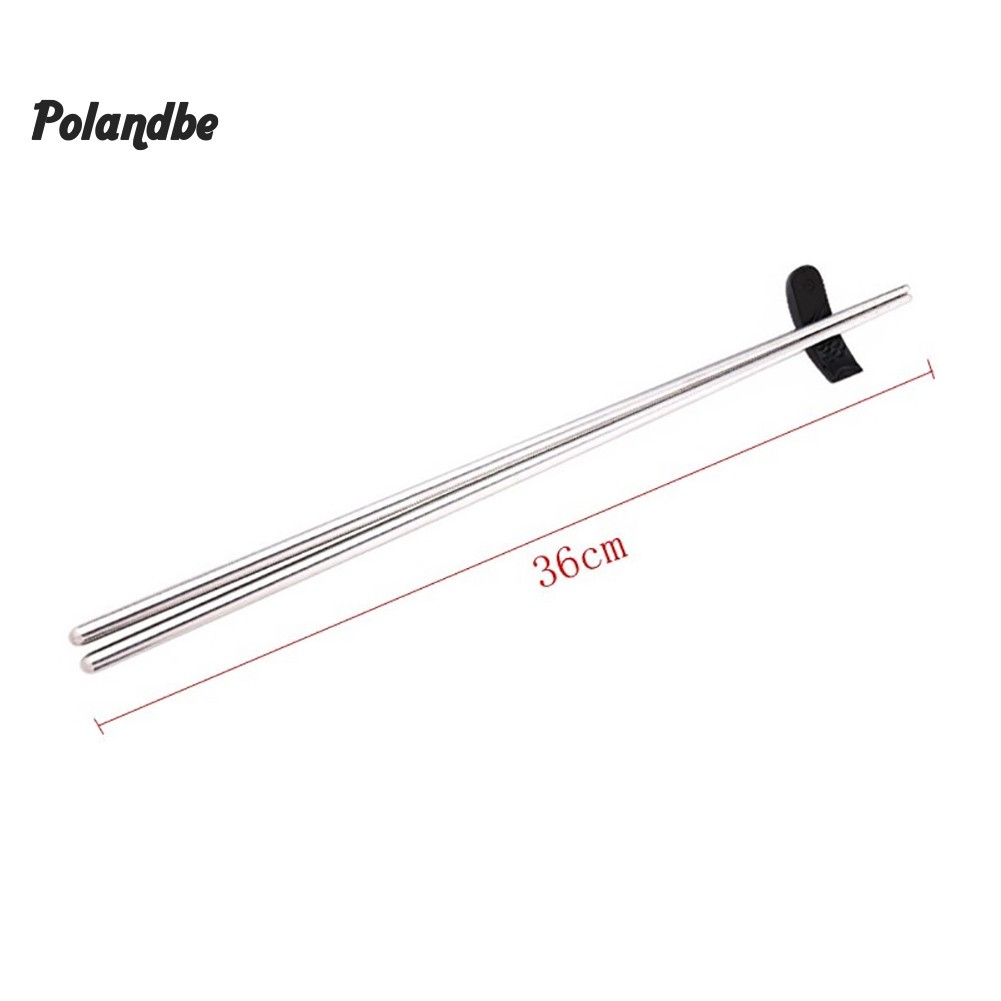 Đôi đũa inox dài 14 inch chống trượt tiện dụng cho nhà bếp