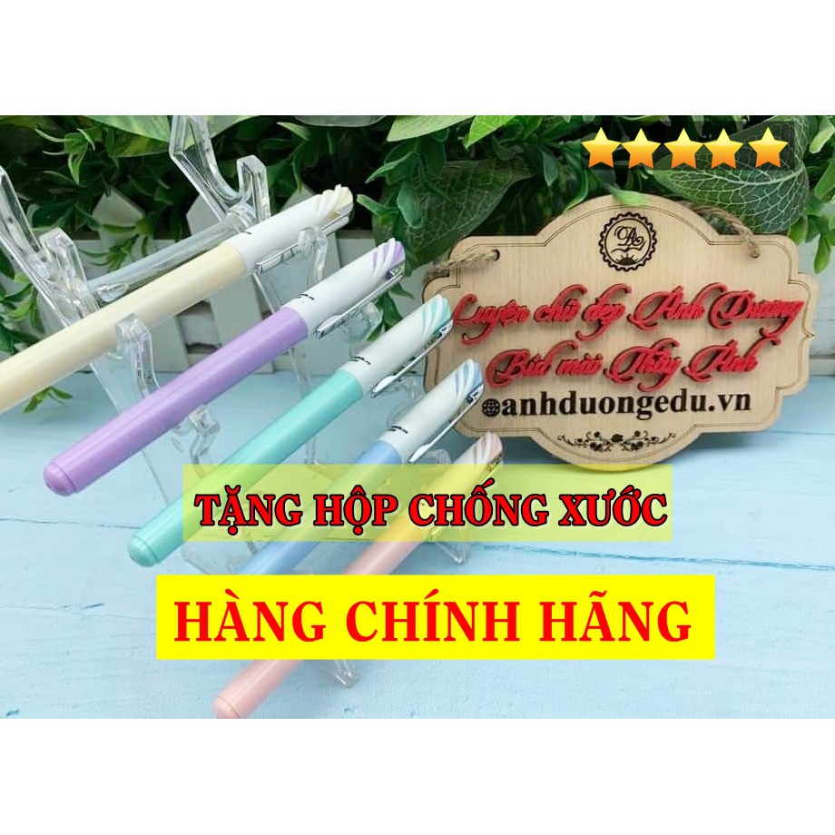 Bút mài thầy Ánh SH058 ngòi lá tre nét nhỏ tự động thanh đậm viết chữ sáng tạo