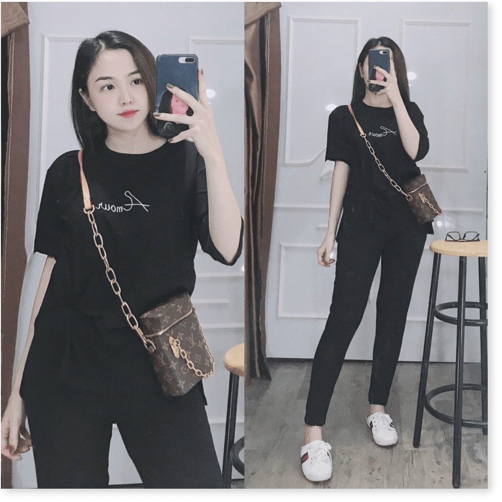 SET BỘ THUN NỮ,CHẤT LIỆU VÃI THOÁNG MÁT VÀ CO GIẢN 4C  THỜI TRANG KME.STORE