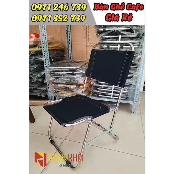 Ghế xếp cafe inox loại 1 giá rẻ