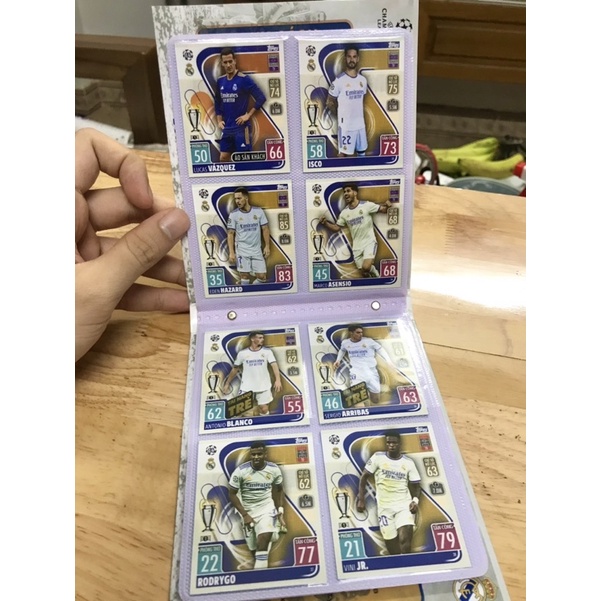 Album thẻ Nhà Vô Địch Châu Âu Real Madrid 2022