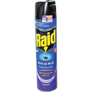 Bình xịt muỗi Raid cam chanh/ Lavender 600ml