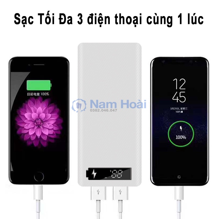 Box sạc dự phòng 8 cell sạc nhanh QC 3.0 PD 3.0 M8 PD