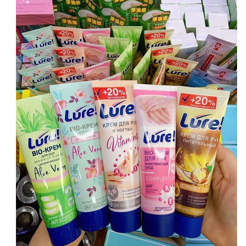 Kem dưỡng da tay Lure 75ml đủ vị