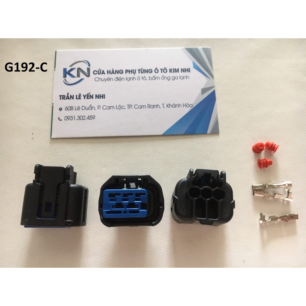 G192-Giắc cắm dây nịt cảm biến động cơ Hyundai Elantra 3 lỗ