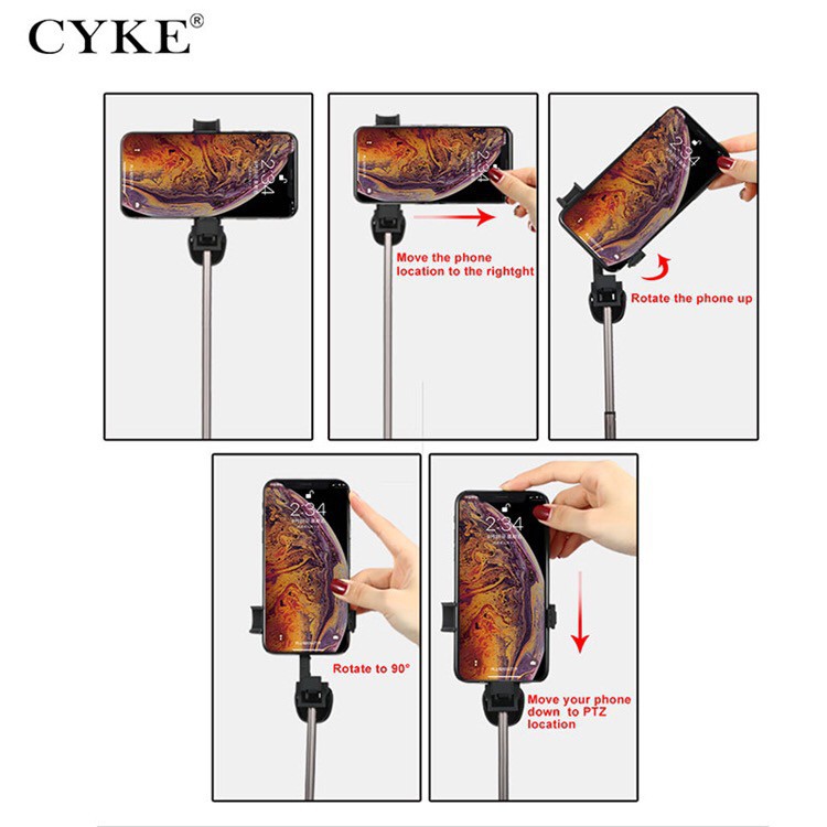 ✇Gậy tự sướng Selfie CYKE bluetooth kiêm chân đế điện thoại chiều dài | BigBuy360 - bigbuy360.vn