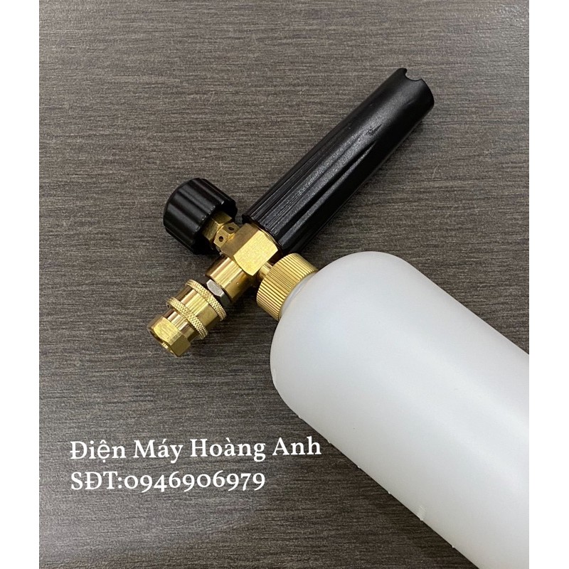 Bình phun tạo bọt tuyết+Tặng kèm đầu cái nối nhanh 1/4 inch