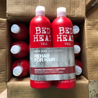 CẶP DẦU GỘI TIGI ĐỎ 750ml