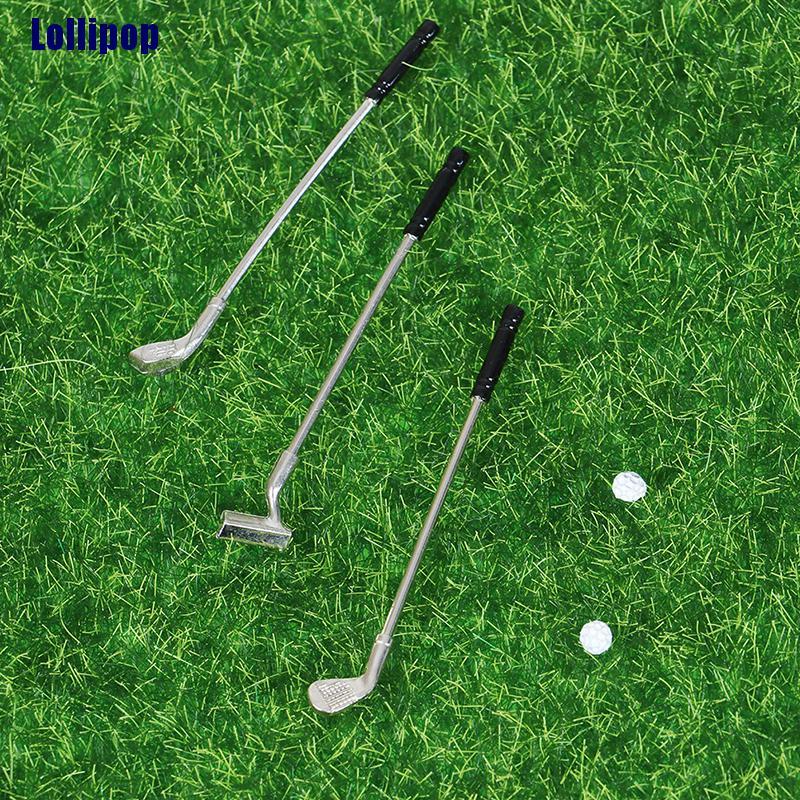 Bộ 5 Mô Hình Sân Golf Tỉ Lệ 1: 12 Trang Trí Nhà Búp Bê