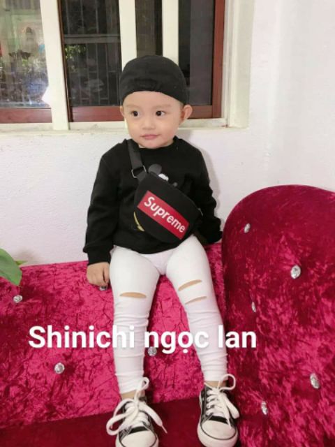 Quần rách gối cho bé
