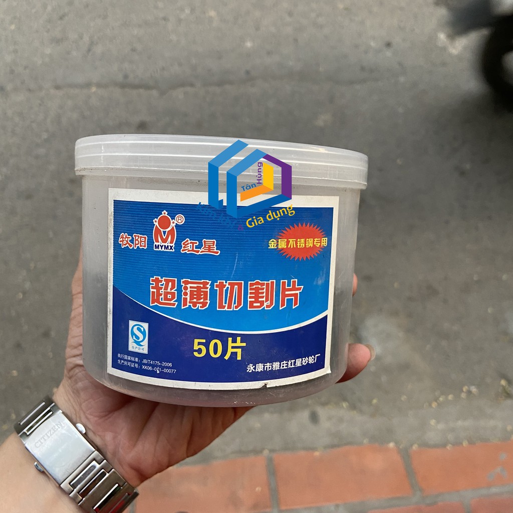 ĐÁ CẮT SẮT, INOX PHI 100 HỘP 50 VIÊN - ĐC04