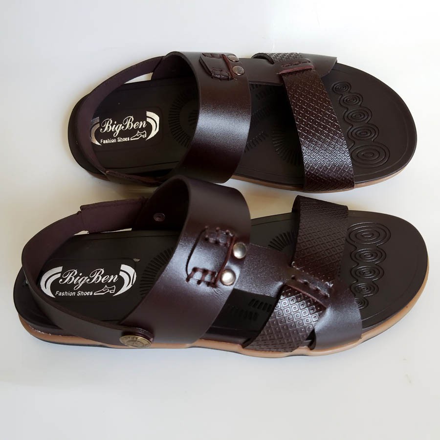 Giày Sandal Nam BIGBEN Da Bò Thật Cao Cấp SD54