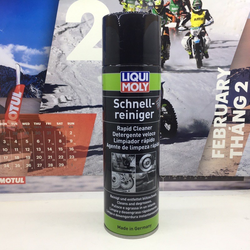 Chai xịt vệ sinh sên Liqui Moly Schnell Reiniger 500ml Mẫu mới