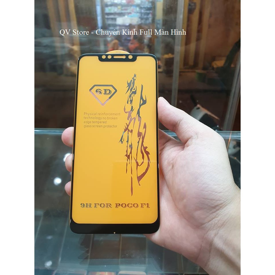 Kính cường lực 6D full keo, full màn Xiaomi Pocophone F1