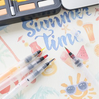 Winzige bút brush pen bút calligraphy bút viết thư pháp soft brush sign pen Bút vẽ màu nước dạng bơm mực thiết kế ngòi mềm tiện dụng