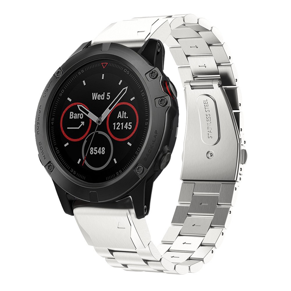 Dây đeo kim loại thay thế cho Garmin Fenix 5X / 6X / 5XPlus / Fenix 3 / 3 HR 26mm bằng thép không gỉ cao cấp