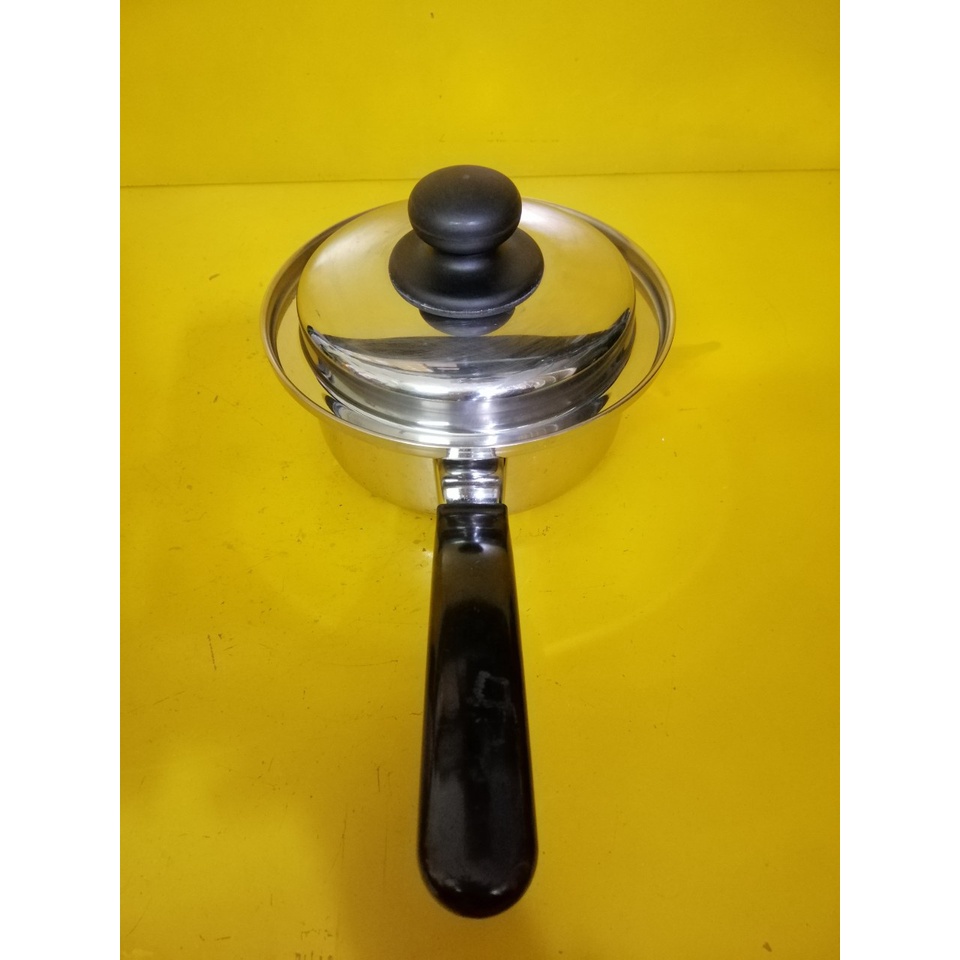 Quánh inox made in Japan nội địa Nhật, size 19cm, cao 8cm (mã 642), Dùng được bếp từ