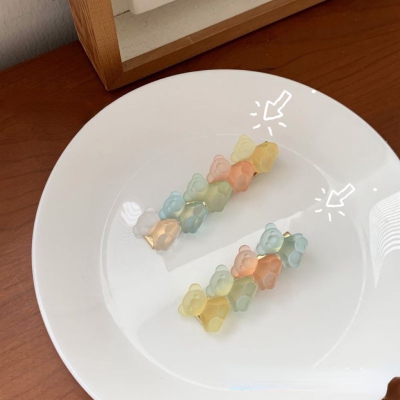 Kẹp tóc dễ thương hàn quốc cô gái kẹo màu kẹp tóc