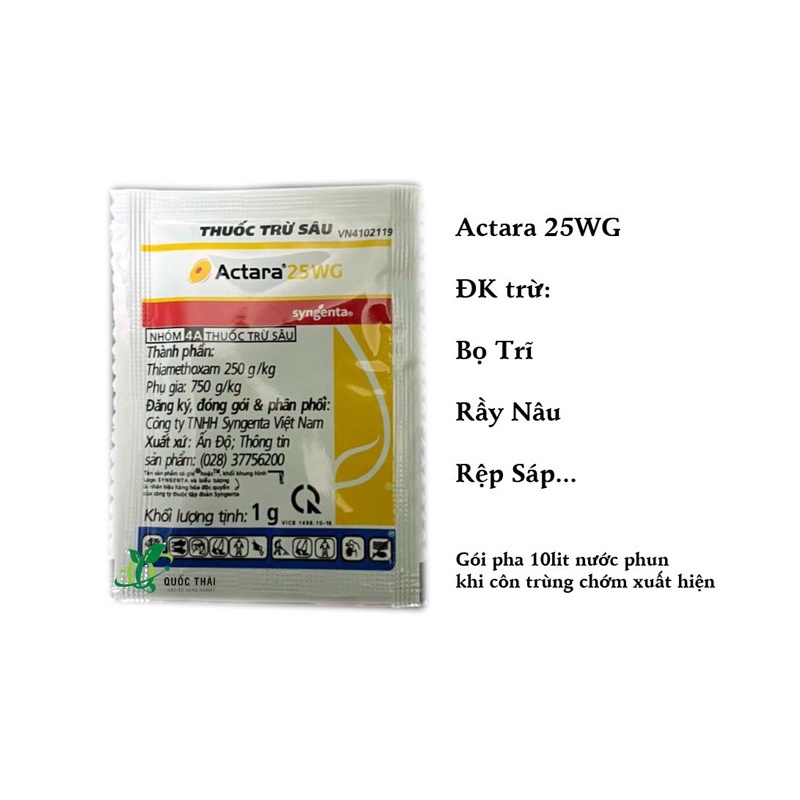 Bảo vệ cây trồng khỏi Bọ trĩ và rầy rệp-Atara 25WG