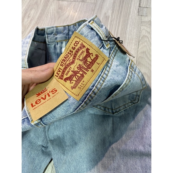 Quần bò xuông nam CK ke.vil Leviss 2216, quần bò nam ống xuông thời trang