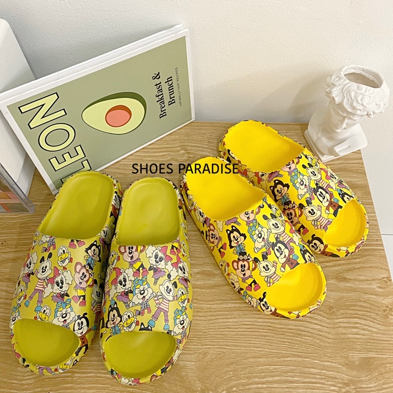 Dép Bánh Mỳ Hoạt Hình Gấu Siêu Dễ Thương, Dép YZ Shoes Paradise