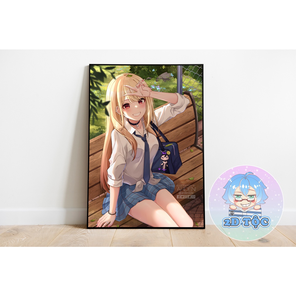 POSTER A3 KITAGAWA MARIN (4) ANIME MANGA MY DRESS-UP DARLING- 2D TỘC SHOP