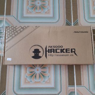 Bàn phím Hacker Assassin AK5000 Đỏ( hàng thanh lí nghỉ tiệm net, chất lượng đảm bảo)
