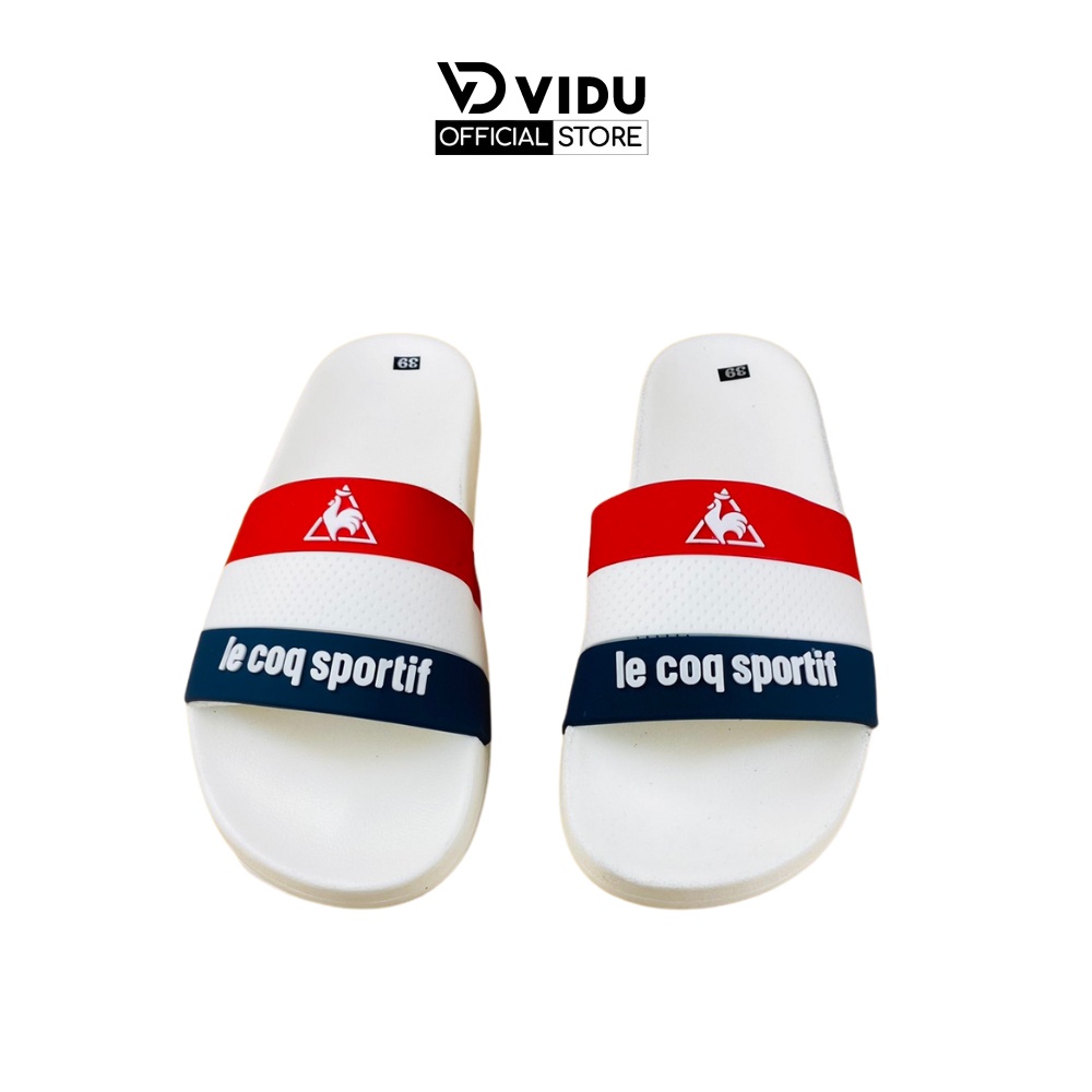 Dép nam thời trang Lecoqsportt ViDu 21149 hai màu   cao su cao cấp hình con gà trống siêu bền, sắc nét