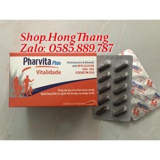 BỒI BỒ CƠ THỂ PHARVITA PLUS 30 vien