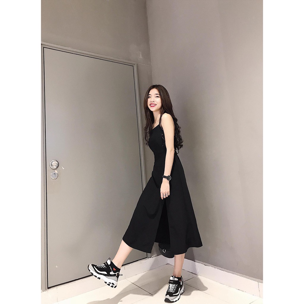 [Mã SKAMSALEP6 giảm 10% tối đa 100K đơn 150K] JUNS DRESS (ĐEN) | BigBuy360 - bigbuy360.vn