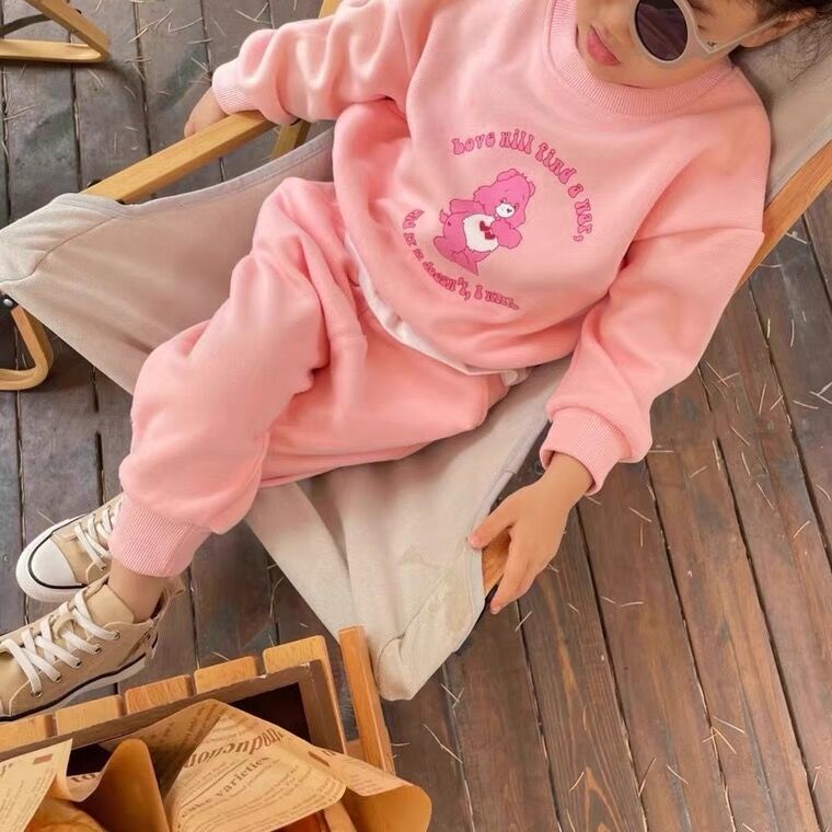[Babycat] Hàng Có Sẵn Áo Sweater Giả Hai Mảnh Phong Cách Nhật Bản Hàn Quốc Nhật Bản Mùa Xuân Thu Giản Dị Dành Cho Bé Gái
