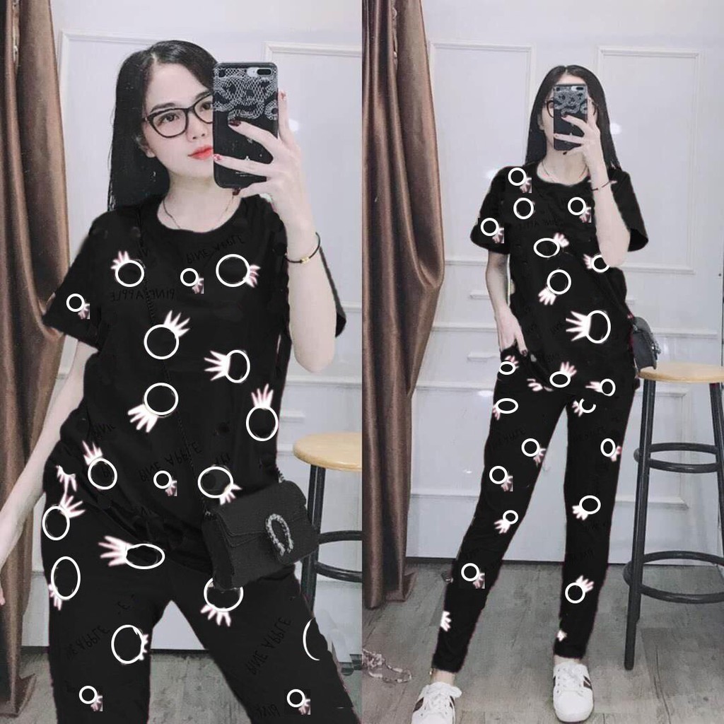 Đồ bộ thun TRÁI THƠM MỚI thời trang 3 size 43-65kg tùy chiều cao, cotton mềm mịn co giãn 4 chiều, thiết kế trẻ trung