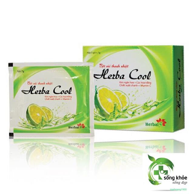 BỘT SỦI THANH NHIỆT HERBACOOL- thanh nhiệt, mát gan