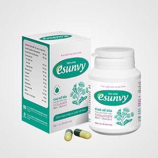 Viên Uống Esunvy Giúp Thanh Nhiệt Giải Độc, Giảm Mụn Trứng Cá, Hạn Chế Vết Thâm Hộp 30 Viên